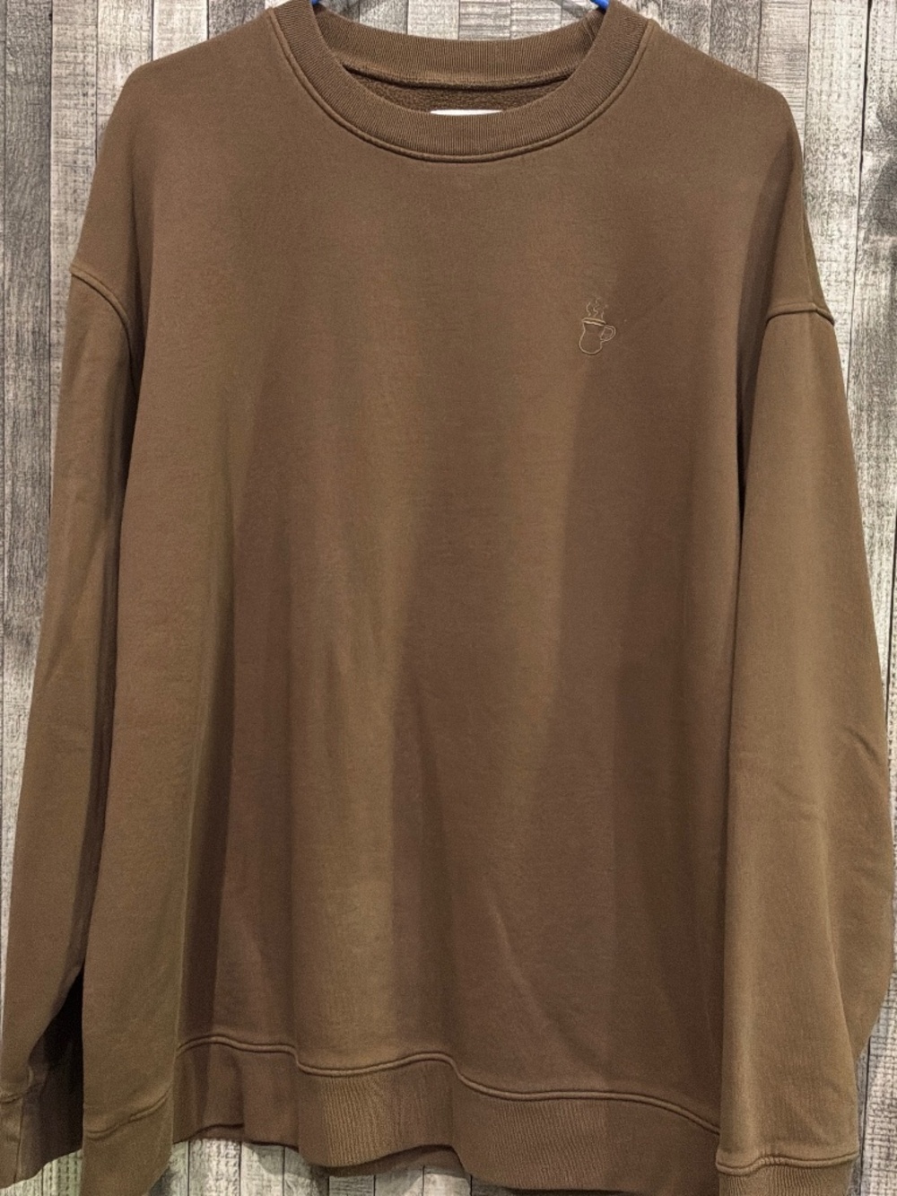 MATE THE LABEL OVERSIZED SWEATSHIRT/NWOT